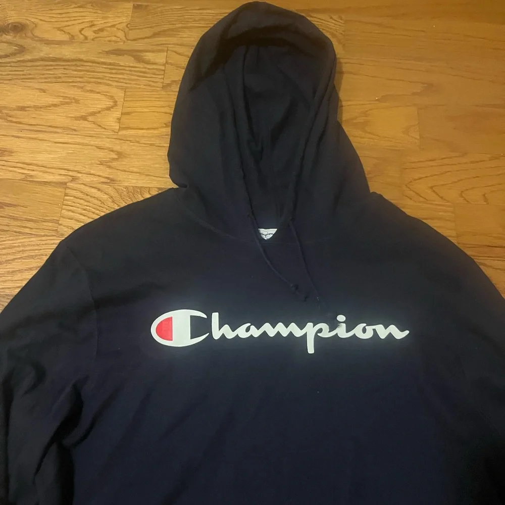 Champion Middleweight t-shirt Men's Navy Hoodie - Picture 3 of 5